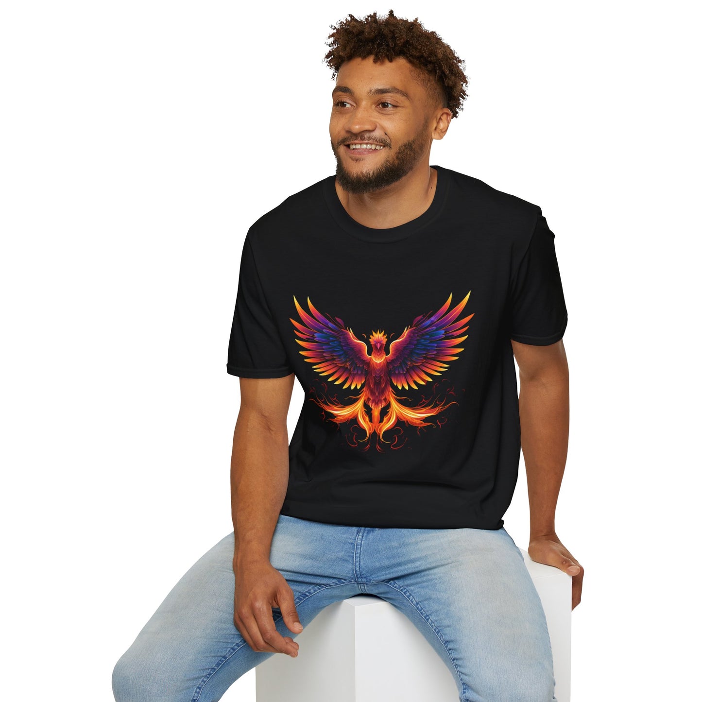 Psychedelic Phoenix Flame T-Shirt