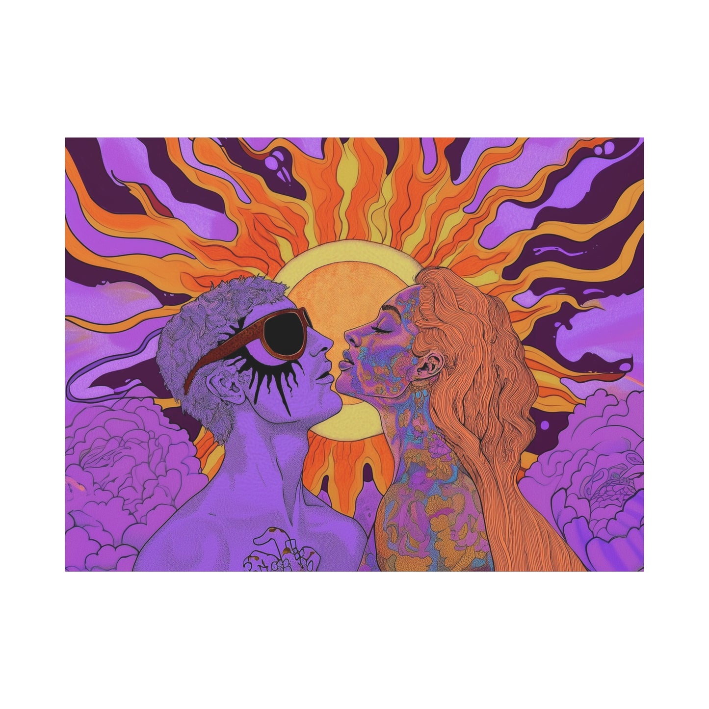 Ethereal Love Canvas - Psychedelic Art