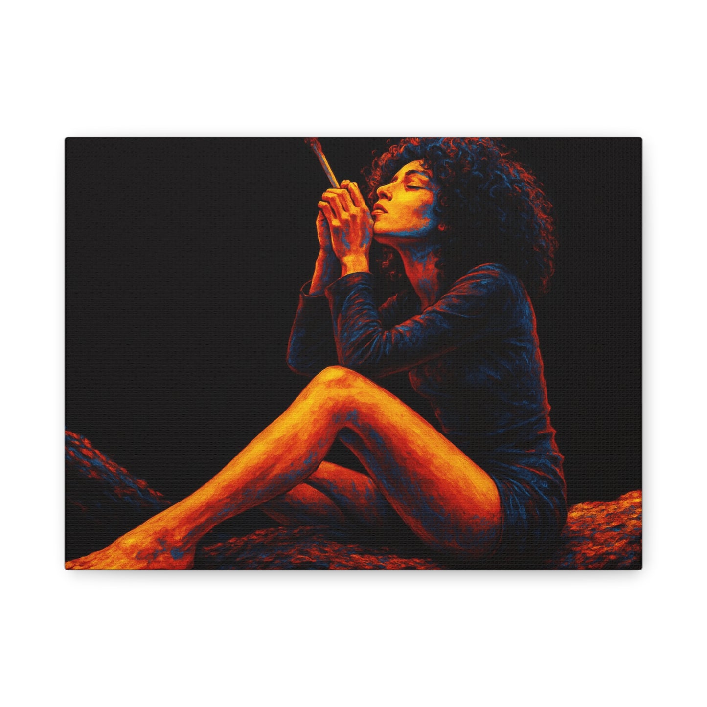Trippy Sacred Smoke Canvas Art