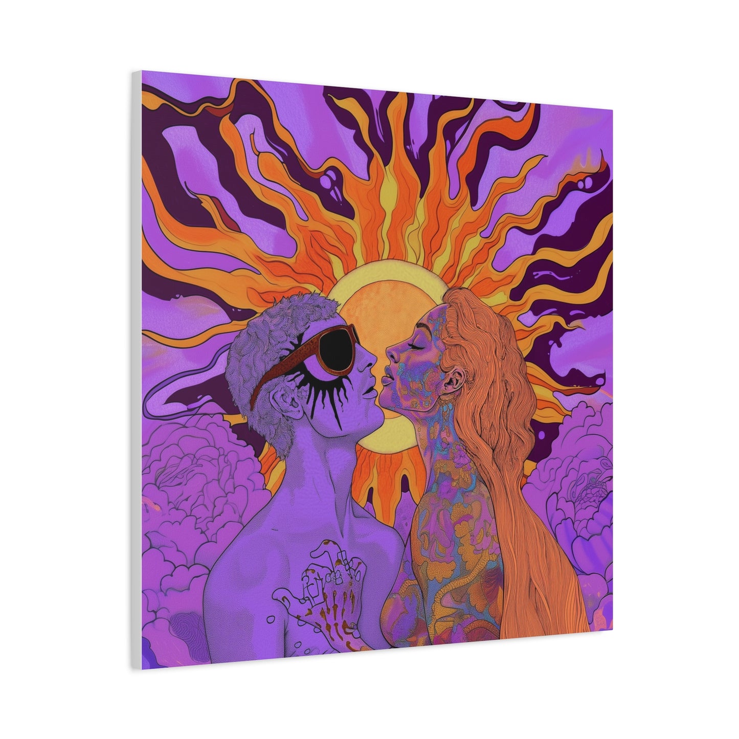 Ethereal Love Canvas - Psychedelic Art