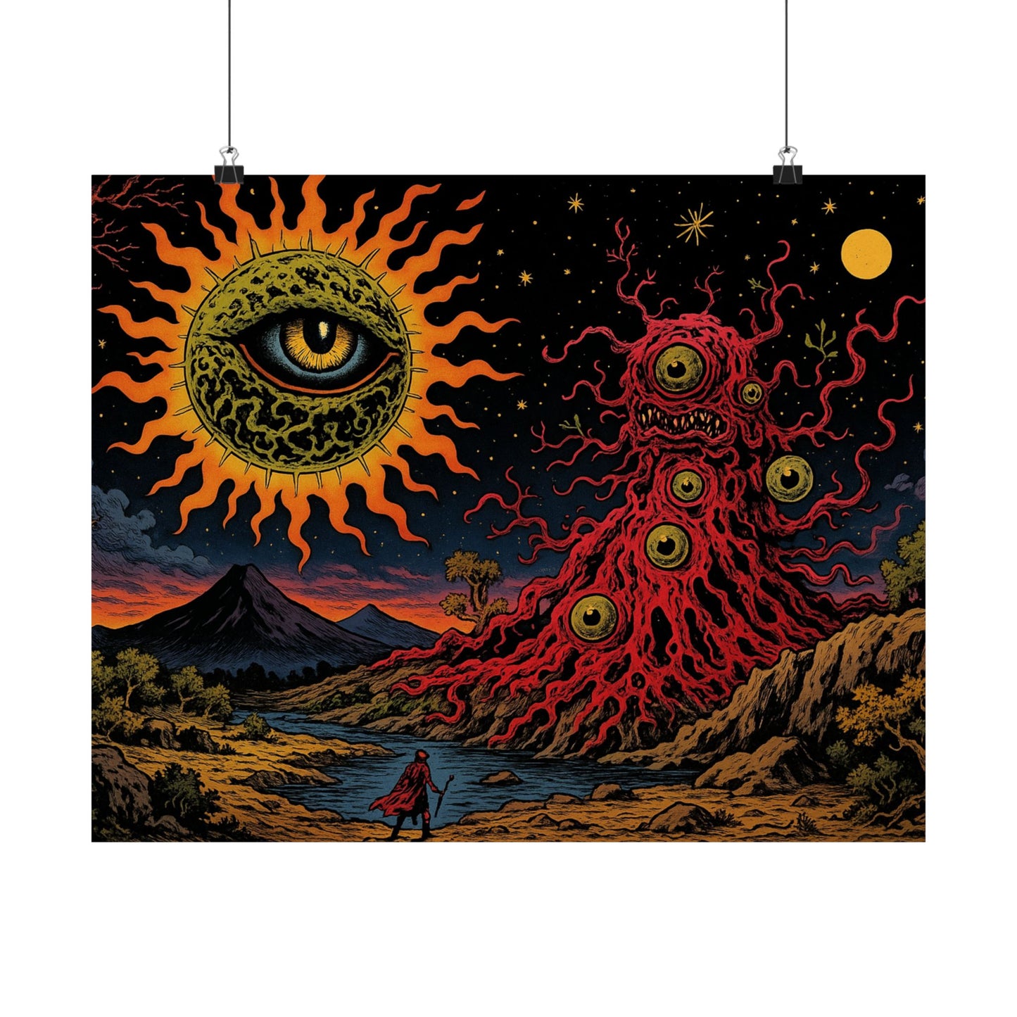 Watcher of the Cosmic Rift Poster