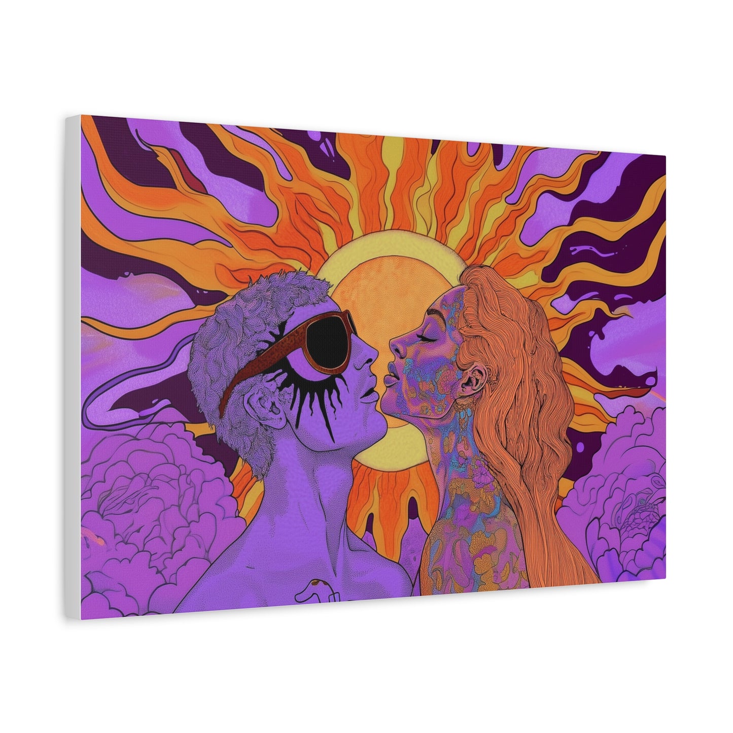 Ethereal Love Canvas - Psychedelic Art