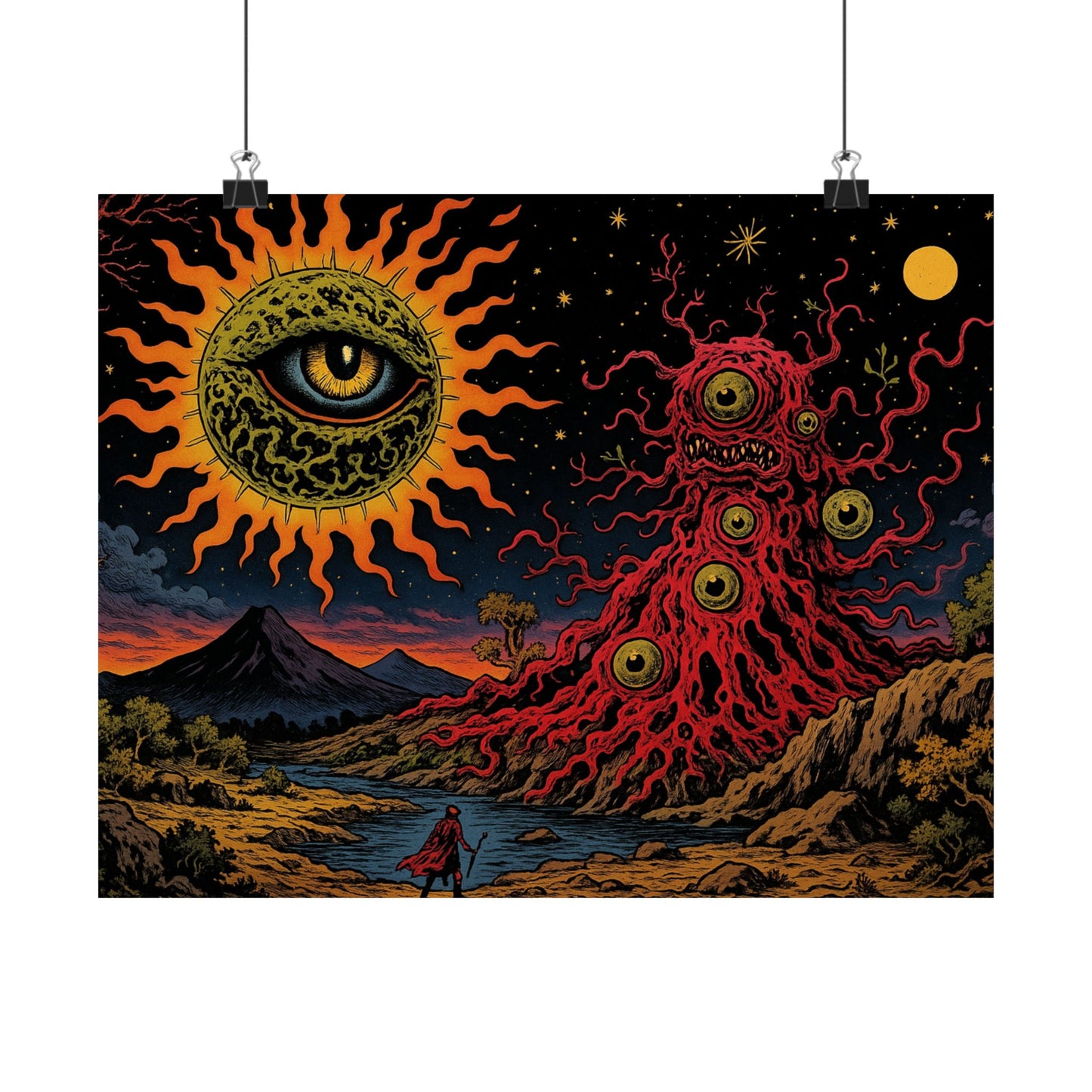 Watcher of the Cosmic Rift Poster