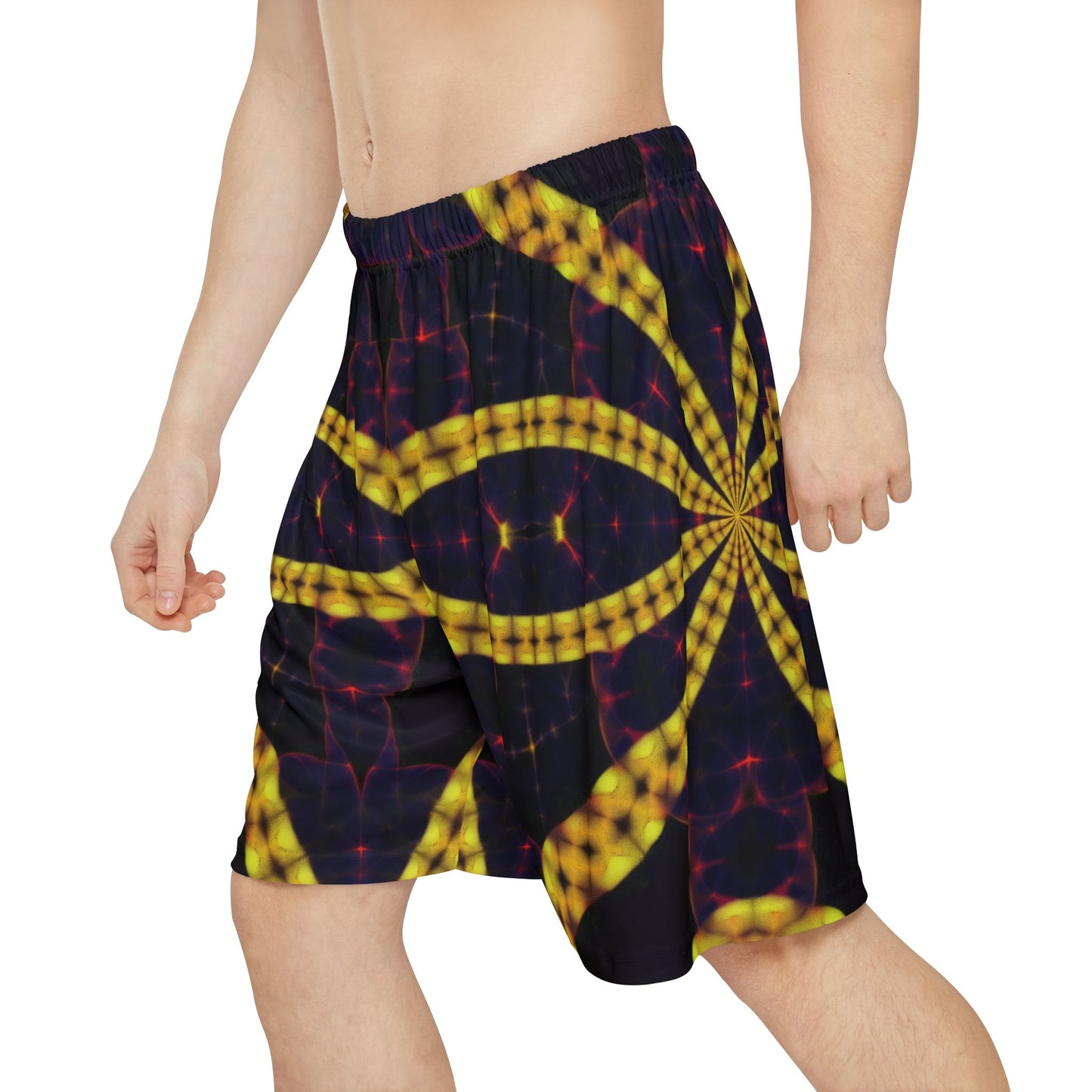 Trippy Galactic Glow Shorts