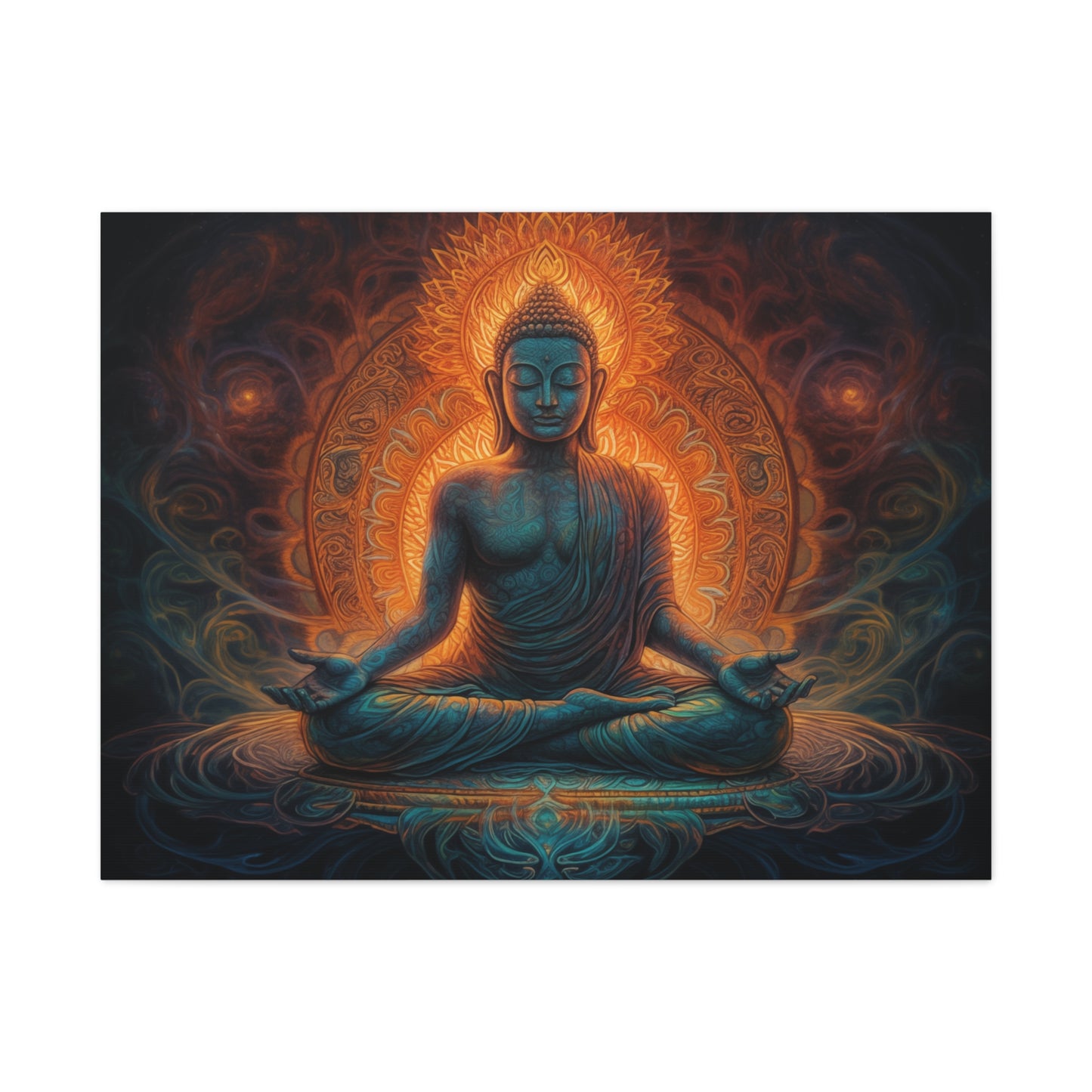 Sacred Radiance of the Buddha Canvas Art