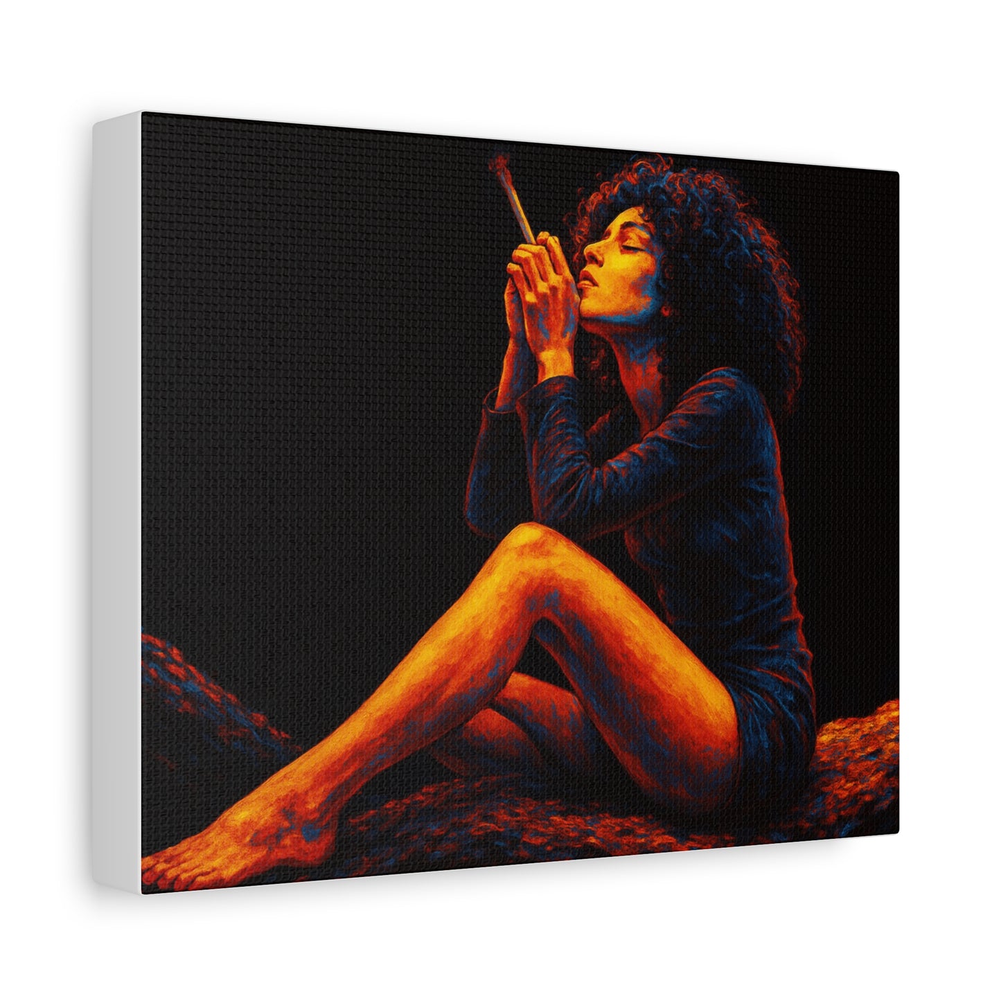 Trippy Sacred Smoke Canvas Art