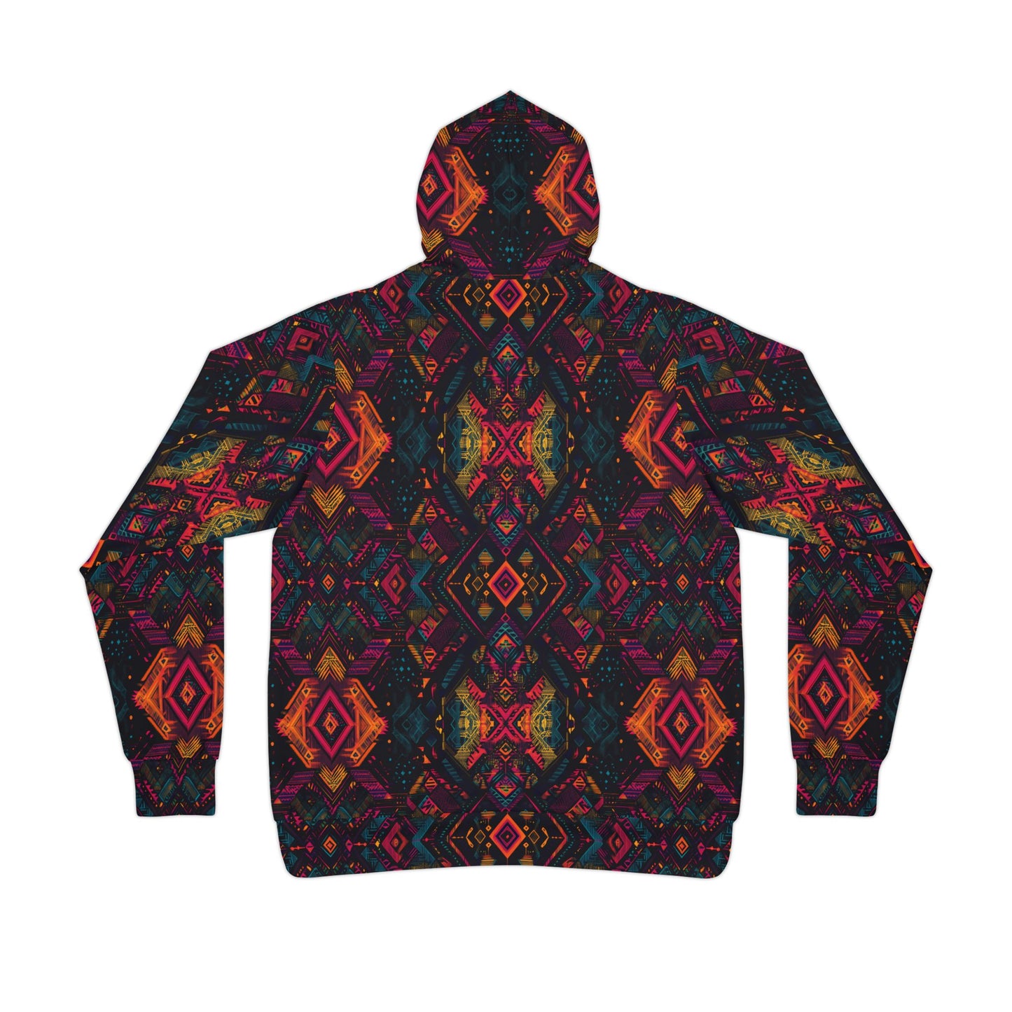 Tribal Glow Geometric Hoodie