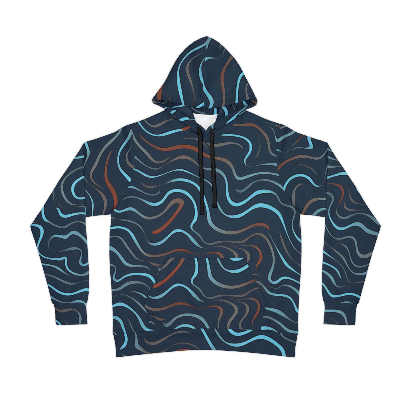 Oceanic Wave Psychedelic Hoodie