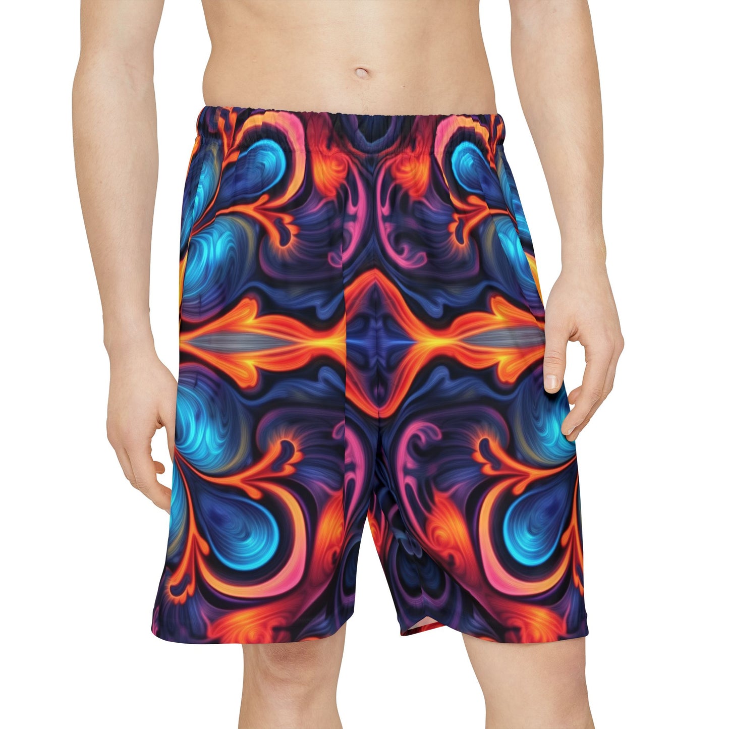 Abstract Colorful Trippy Shorts