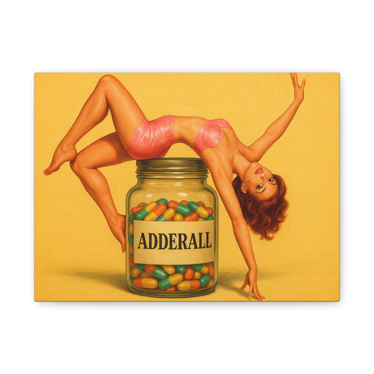 Psychedelic Adderall Muse Canvas