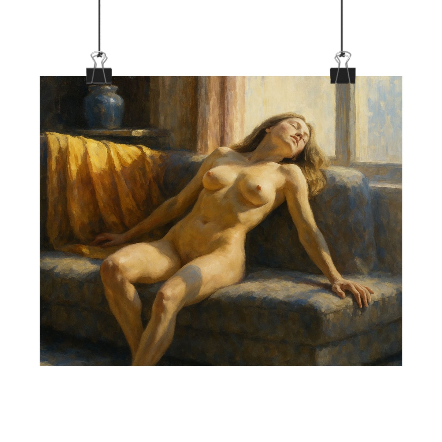 Nude in Morning Light Poster