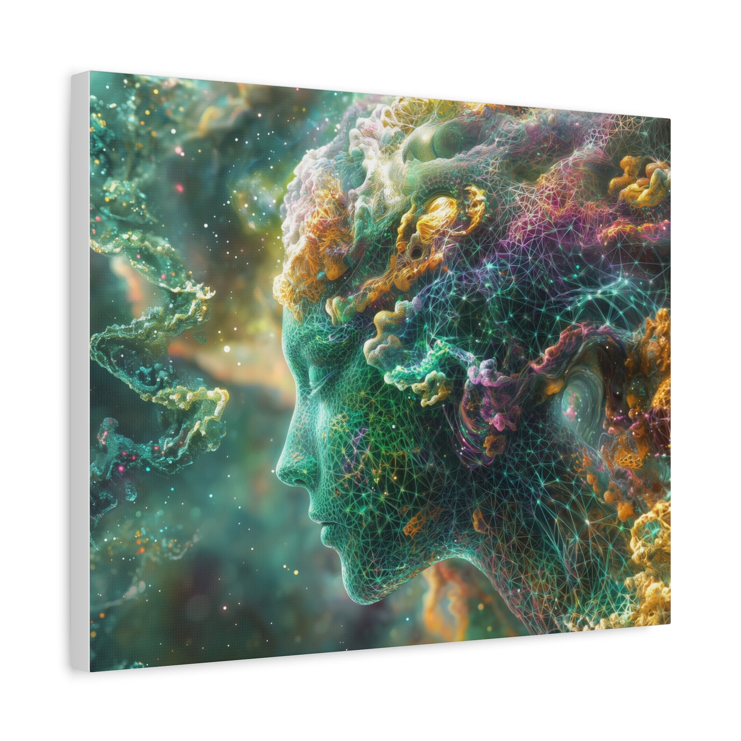 Ethereal Cosmic Goddess Canvas