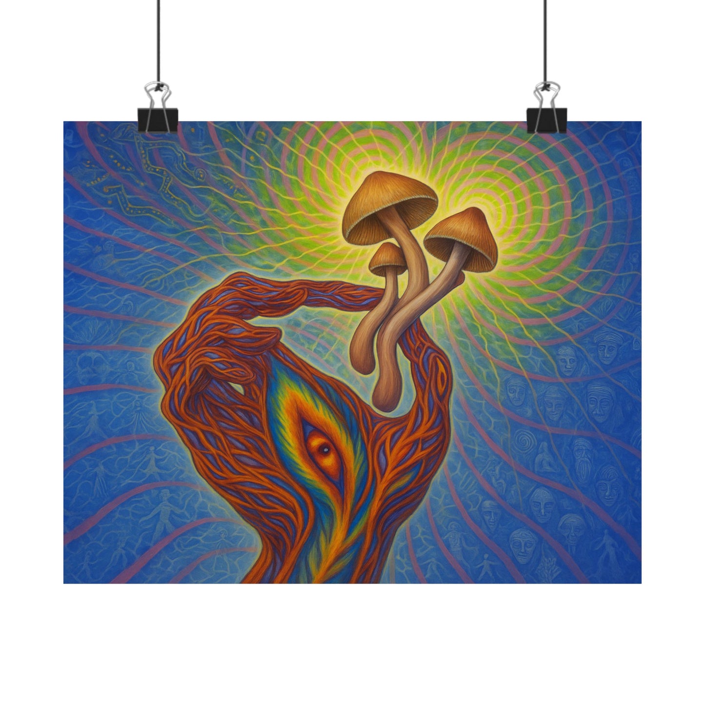 Psilocybin Trip Poster Art