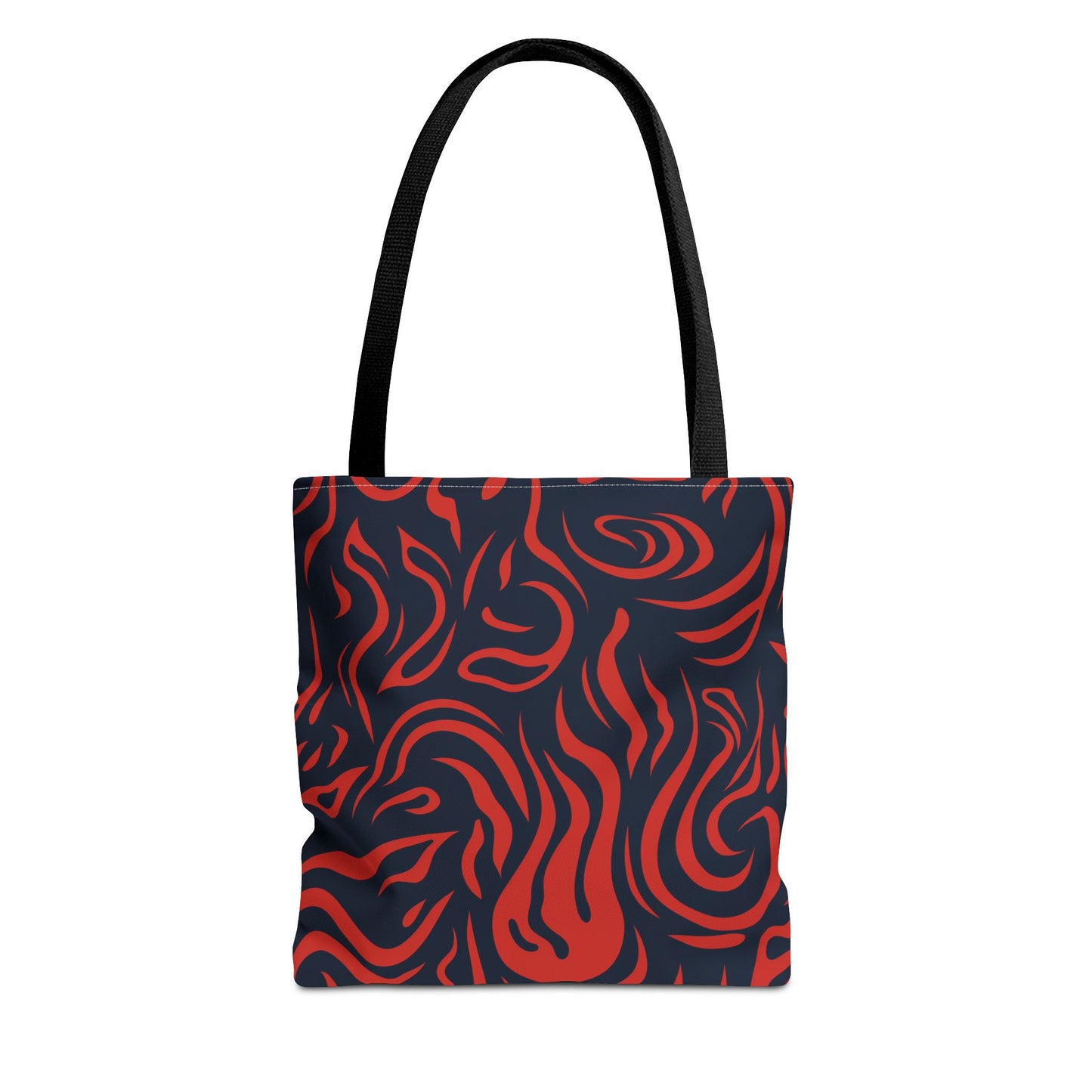 Fiery Abstract Art Tote Bag