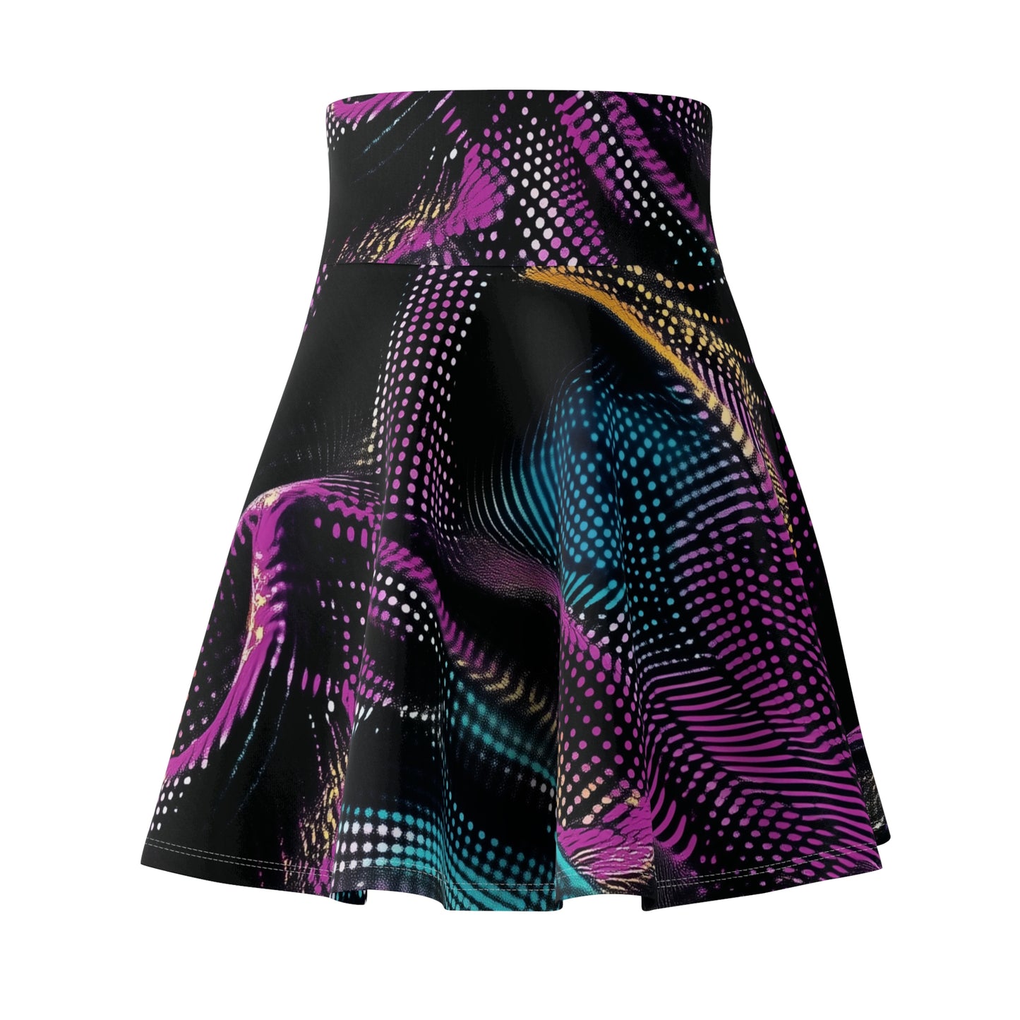 Cosmic Pulse Psychedelic Skirt