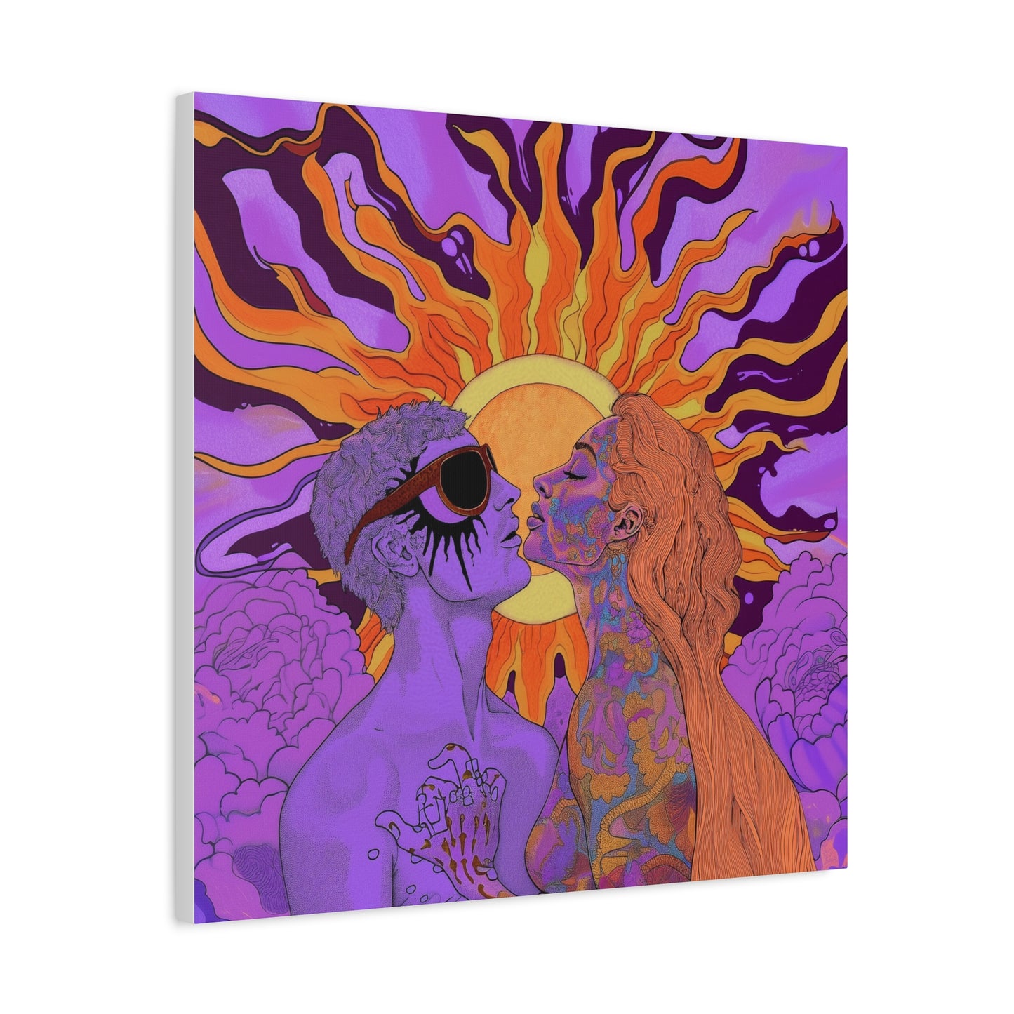 Ethereal Love Canvas - Psychedelic Art