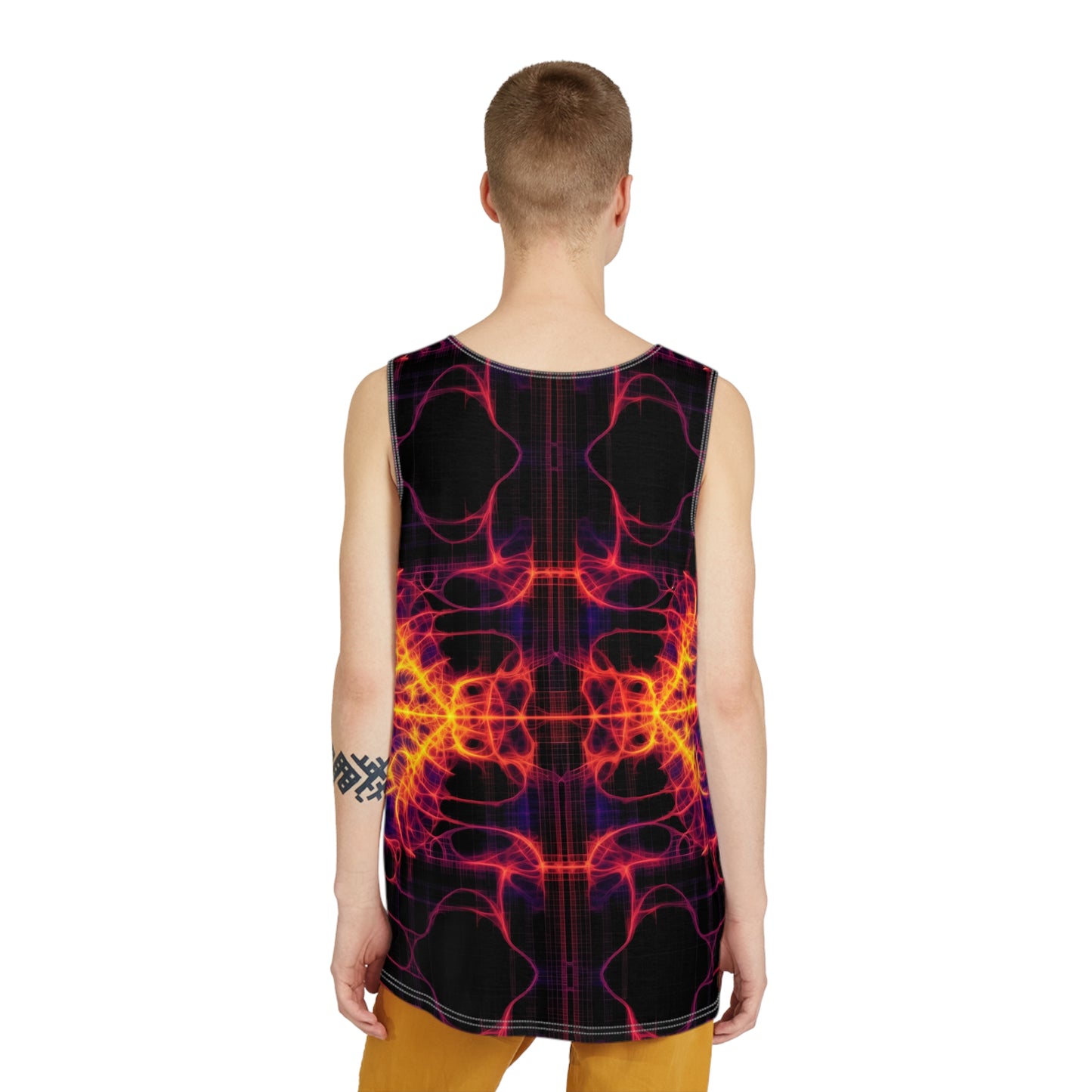 Electrifying Firestorm Psychedelic Tank Top