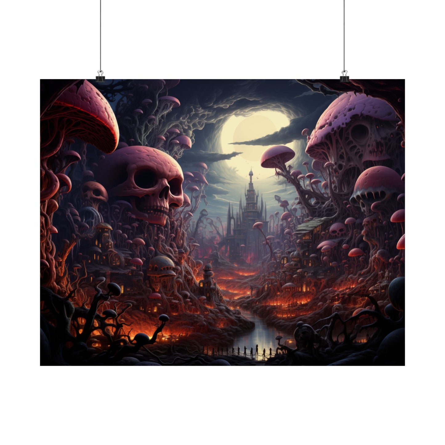 Haunted Mushroom Kingdom Poster