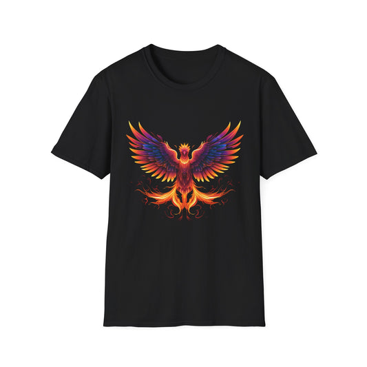 Psychedelic Phoenix Flame T-Shirt