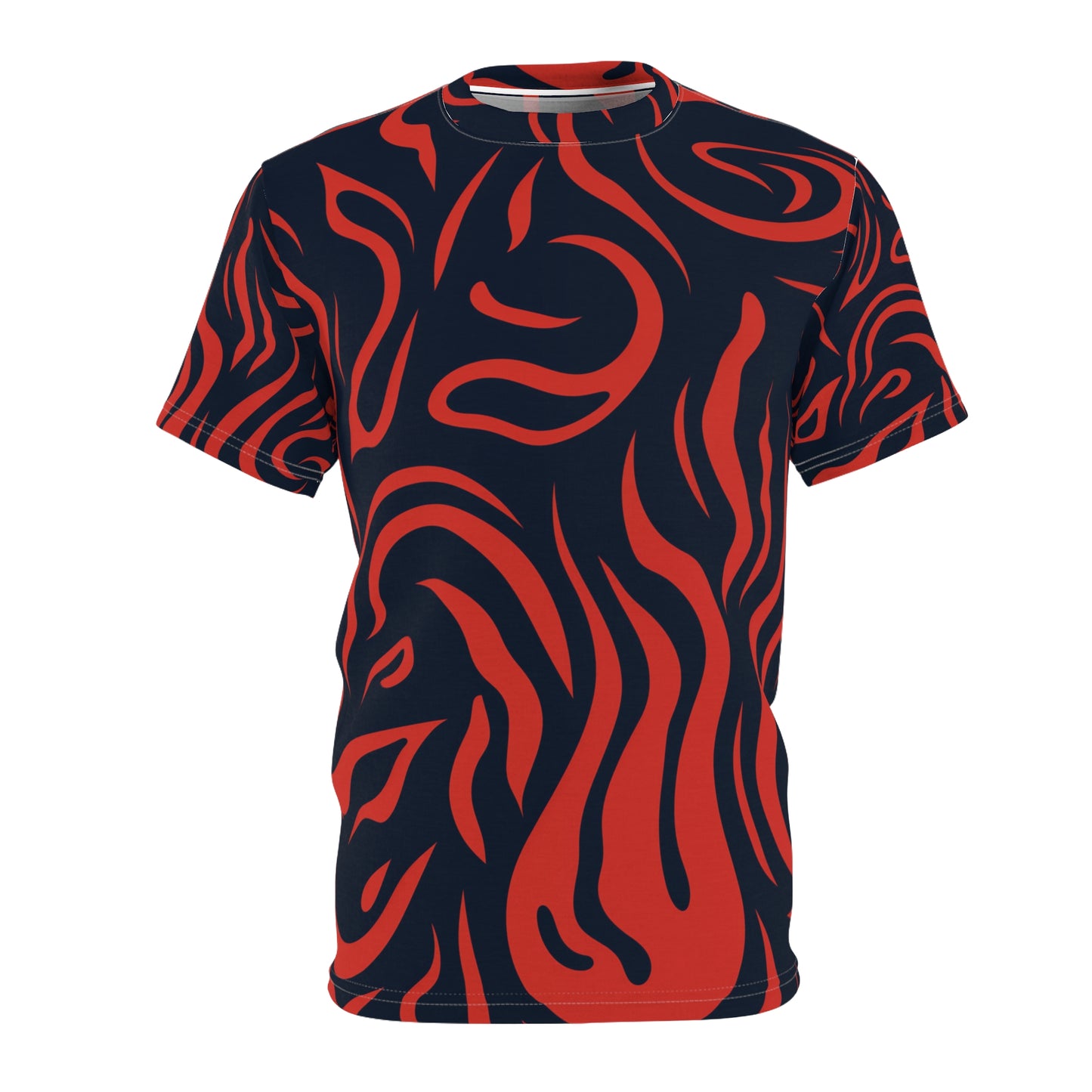 Red Abstract Trip T-Shirt