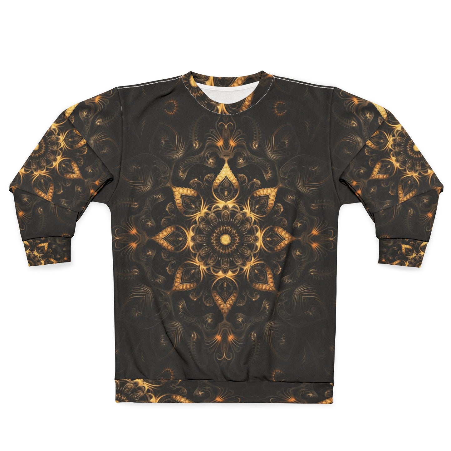 Cosmic Gold Mandala Sweatshirt