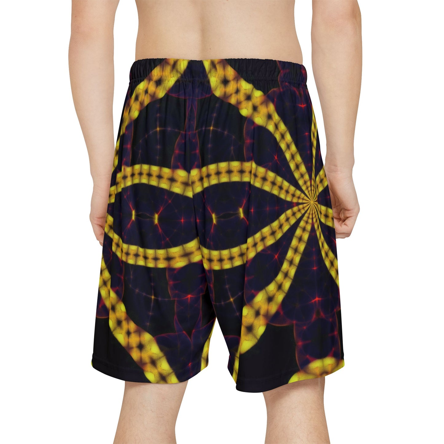 Trippy Galactic Glow Shorts