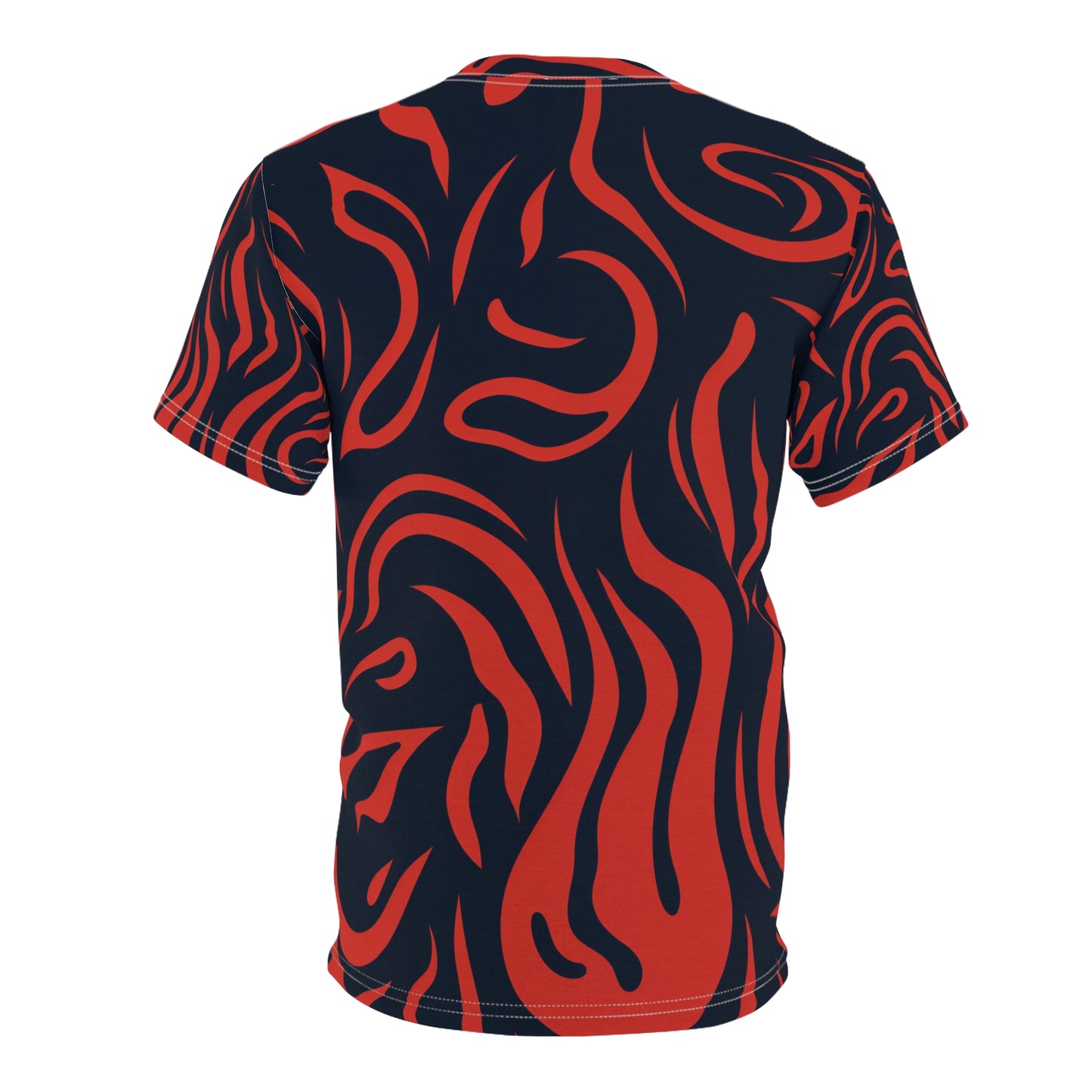 Red Abstract Trip T-Shirt