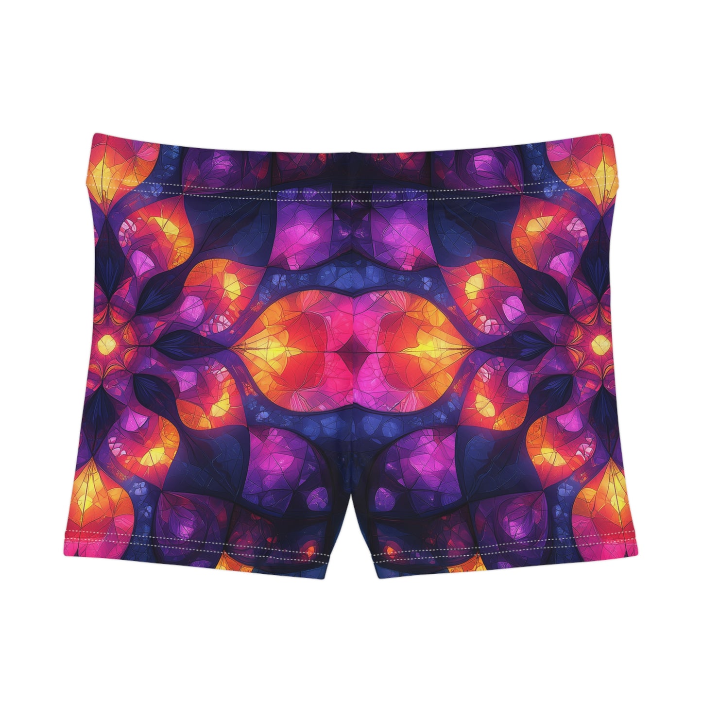 Mandala Sunset Bloom Shorts