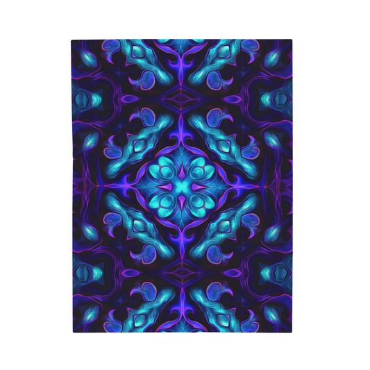 Mystic Blue Psychedelic Blanket