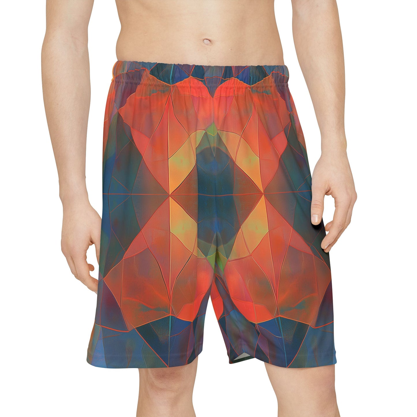 Geometric Flow Trippy Shorts