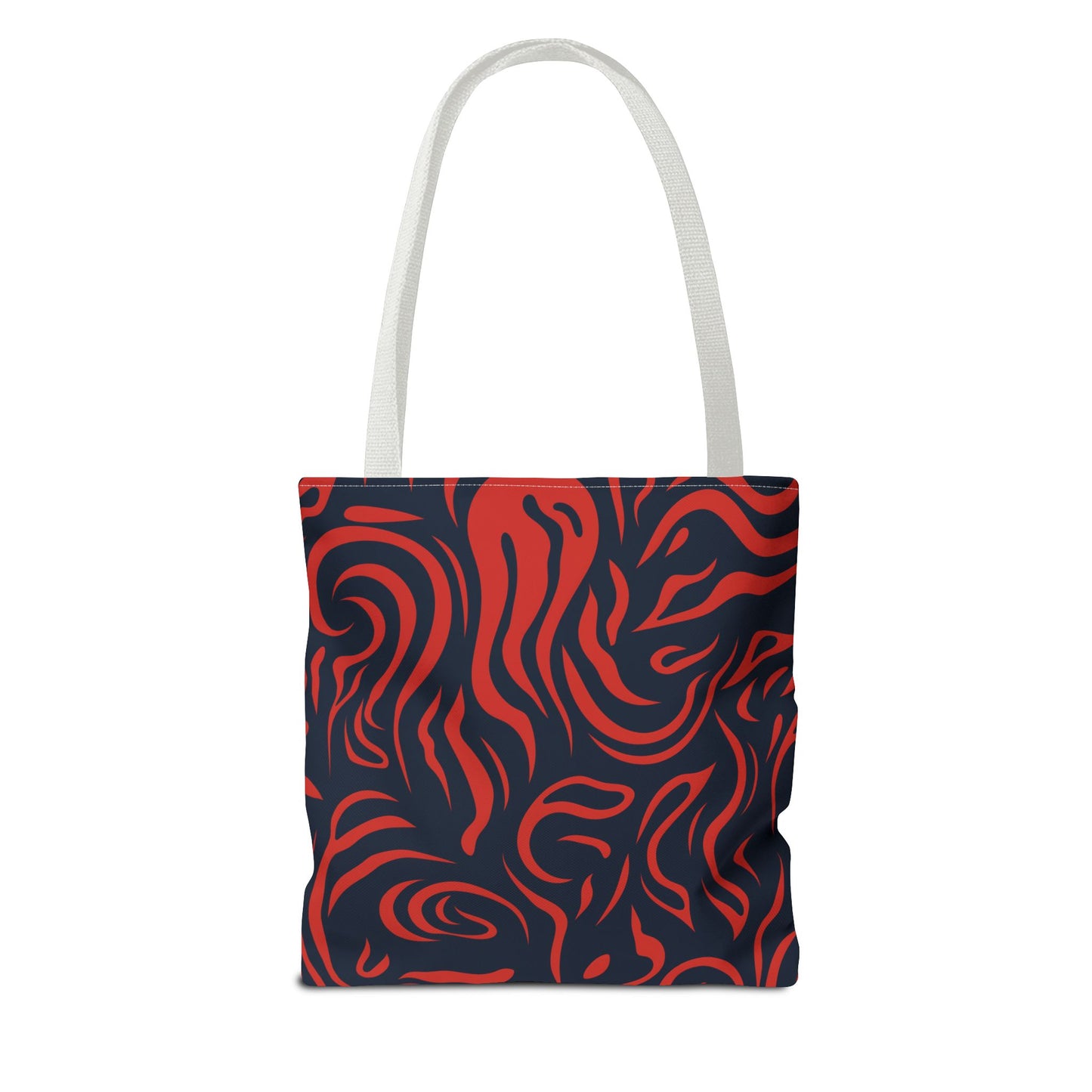 Fiery Abstract Art Tote Bag