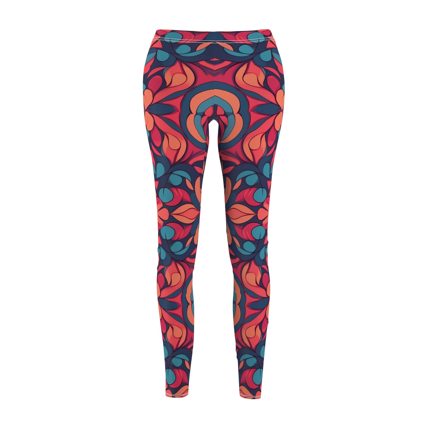 Retro Floral Psychedelic Leggings