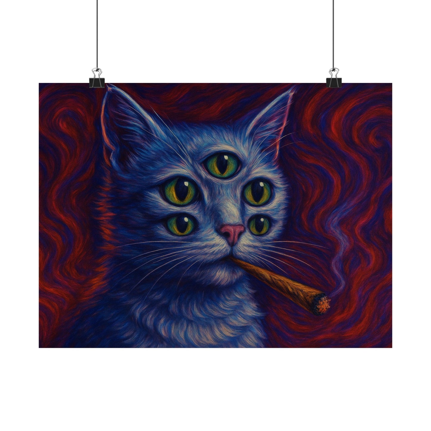 Third Eye Cat Trip Poster