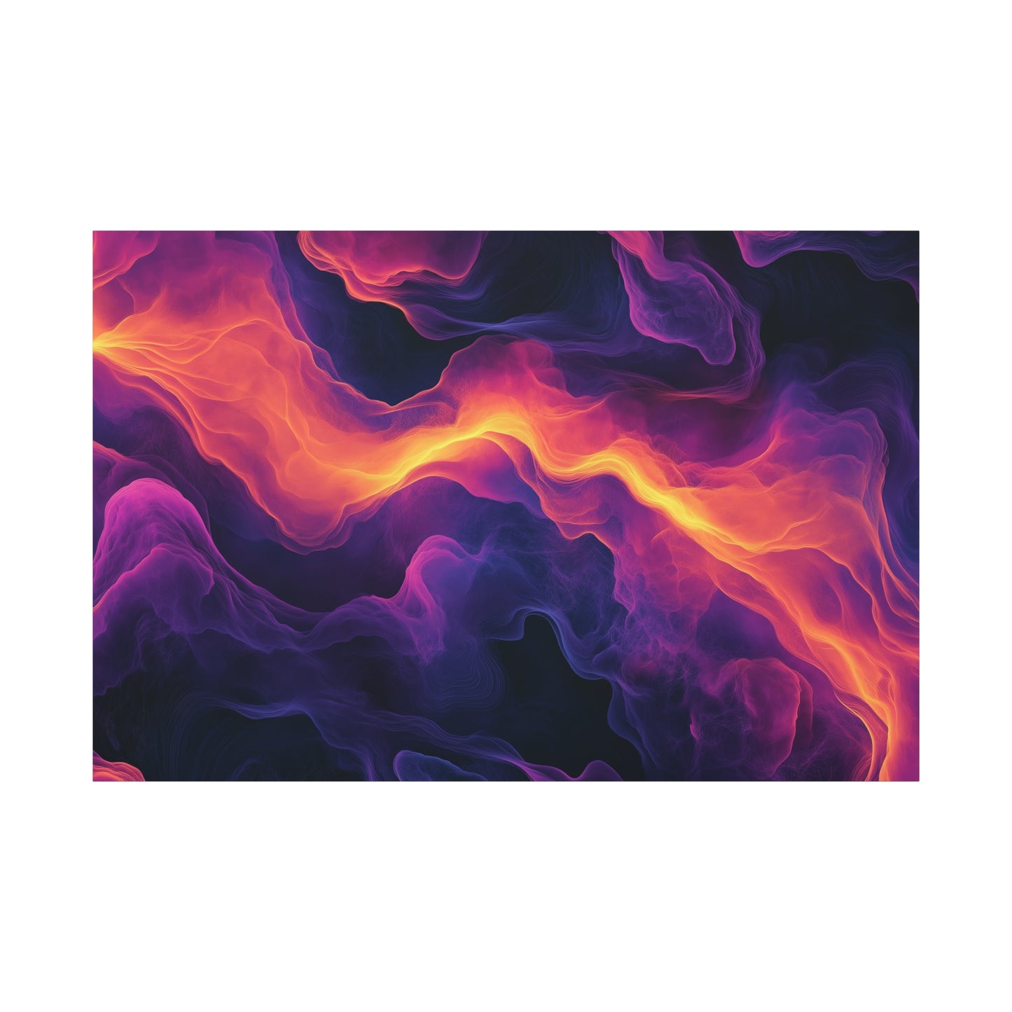 Fiery Dreamscape Abstract Canvas