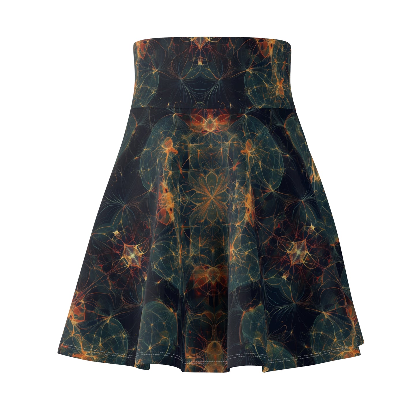 Nebula Glow Psychedelic Skirt