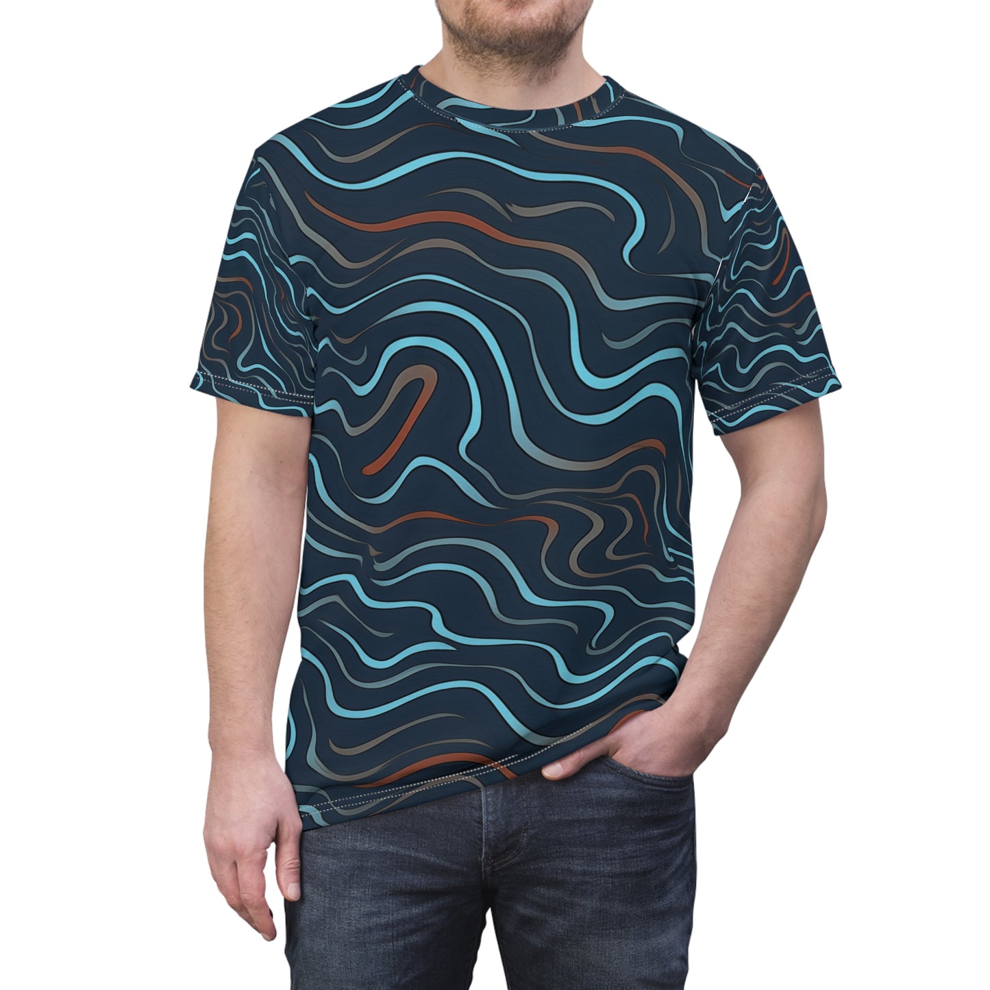 Psychedelic Wave Flow T-Shirt