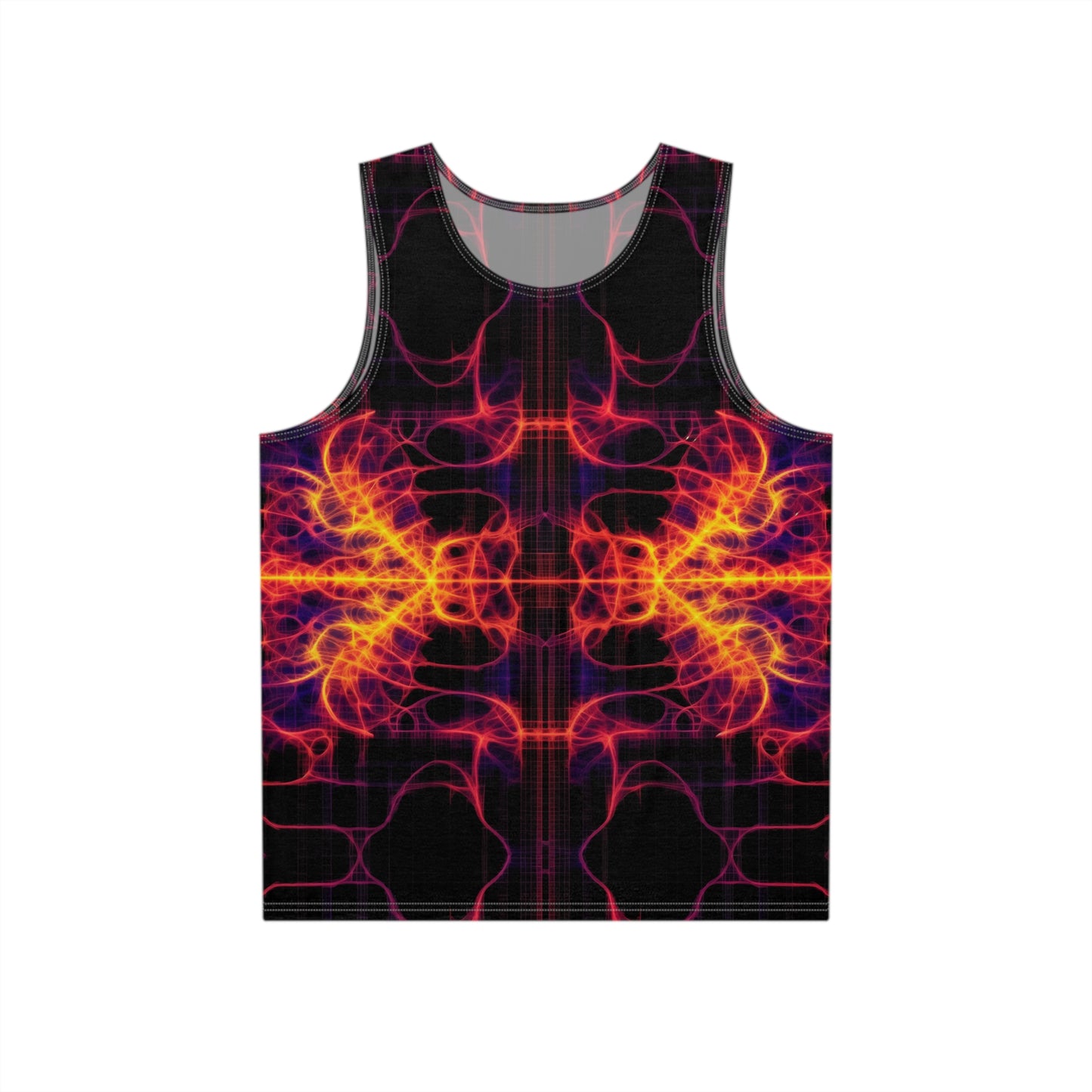 Electrifying Firestorm Psychedelic Tank Top