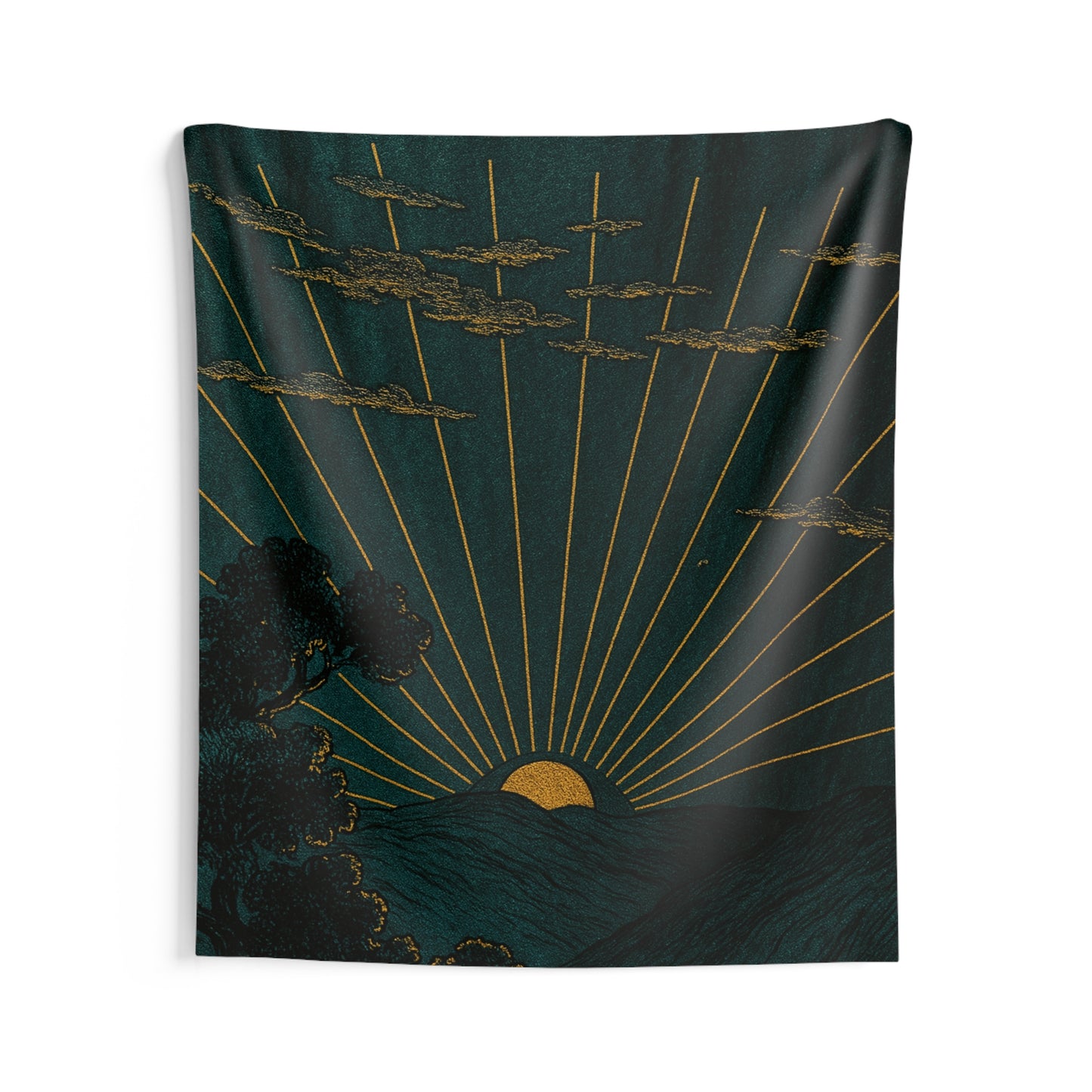 Sunrise Awakening Tapestry – Rays of Stillness