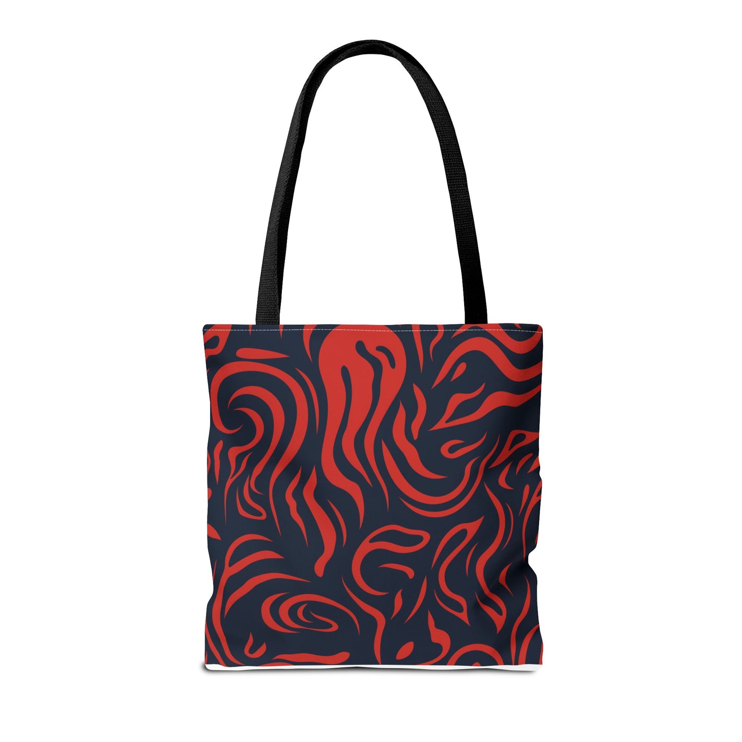 Fiery Abstract Art Tote Bag