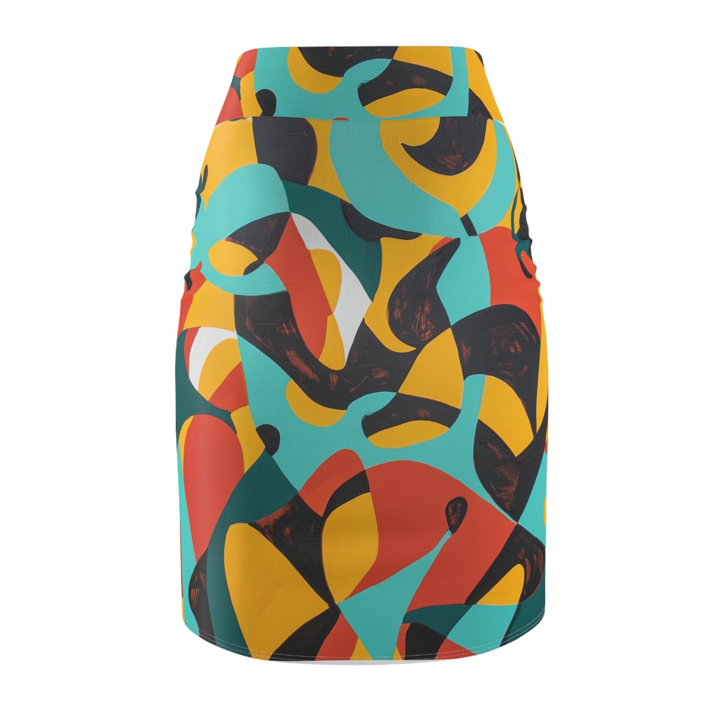 Retro Carnival Abstract Skirt