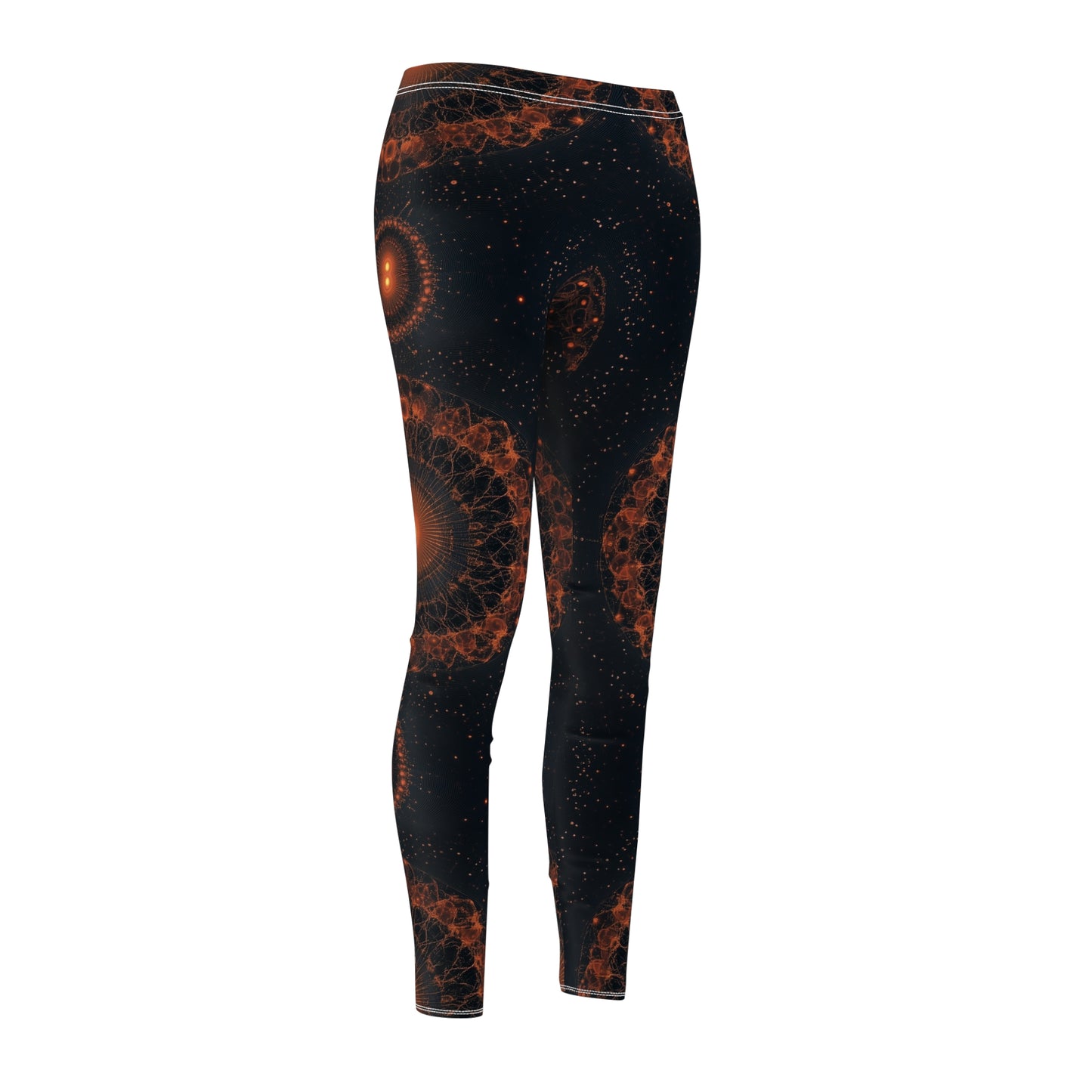 Cosmic Ember Psychedelic Leggings