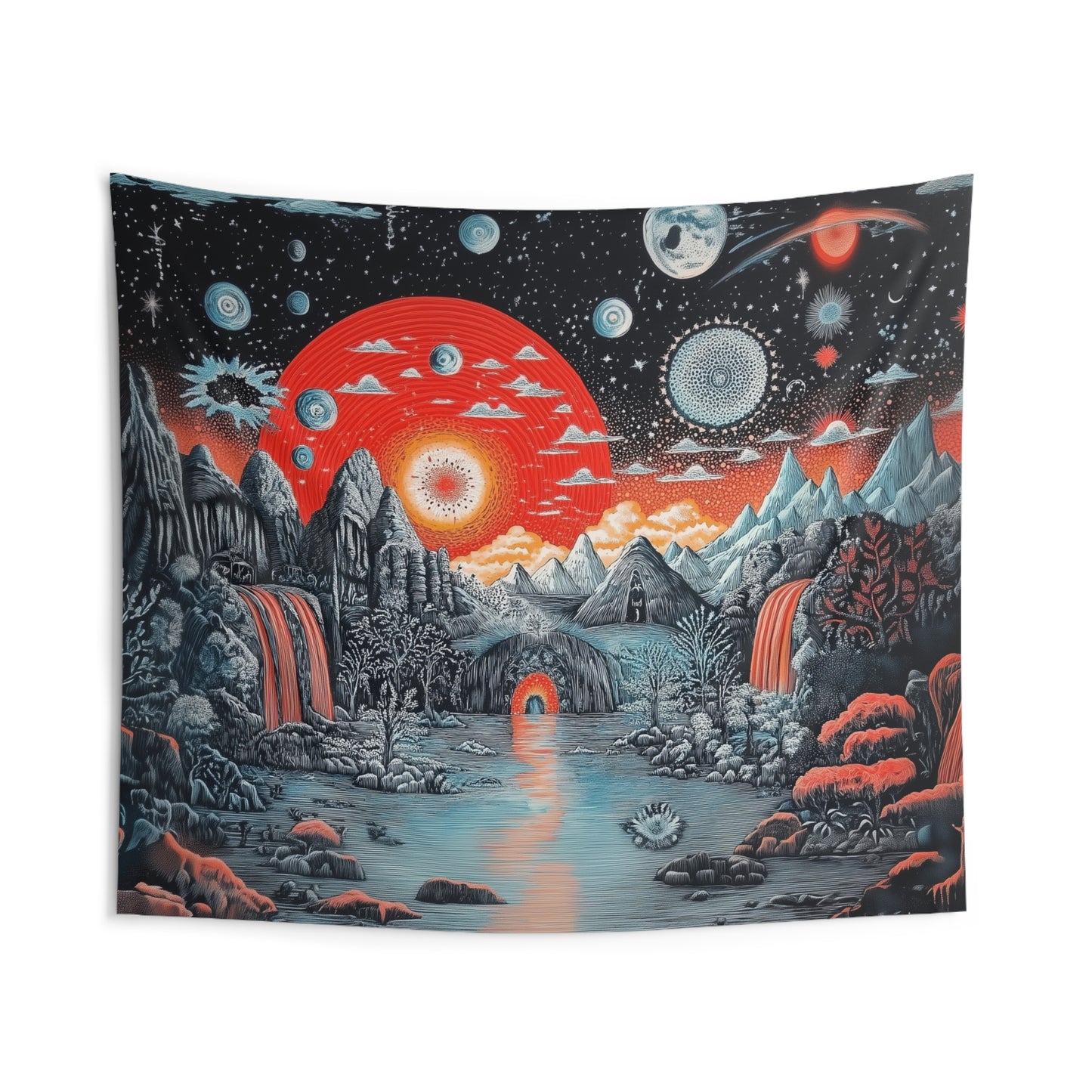 Celestial Dreamscape Tapestry