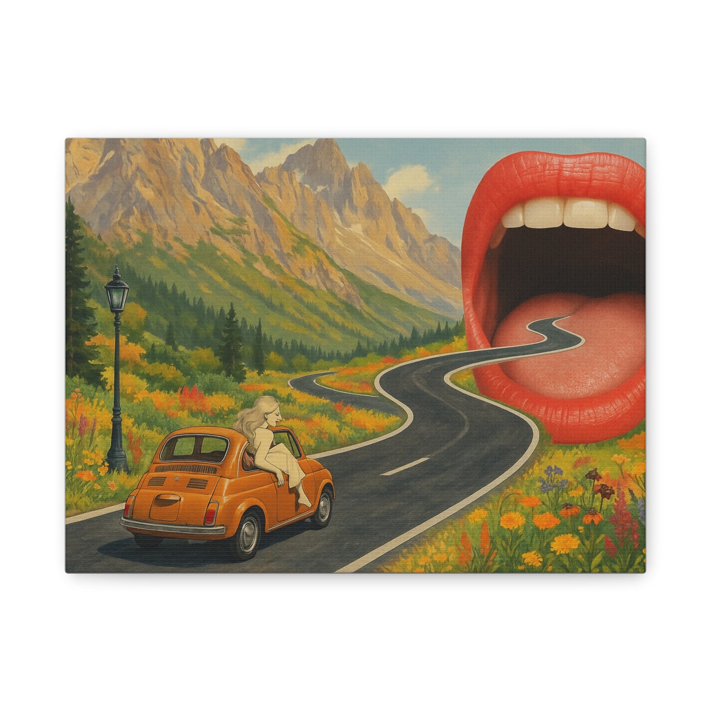 Into the Mouth of Surrealism Canvas Art