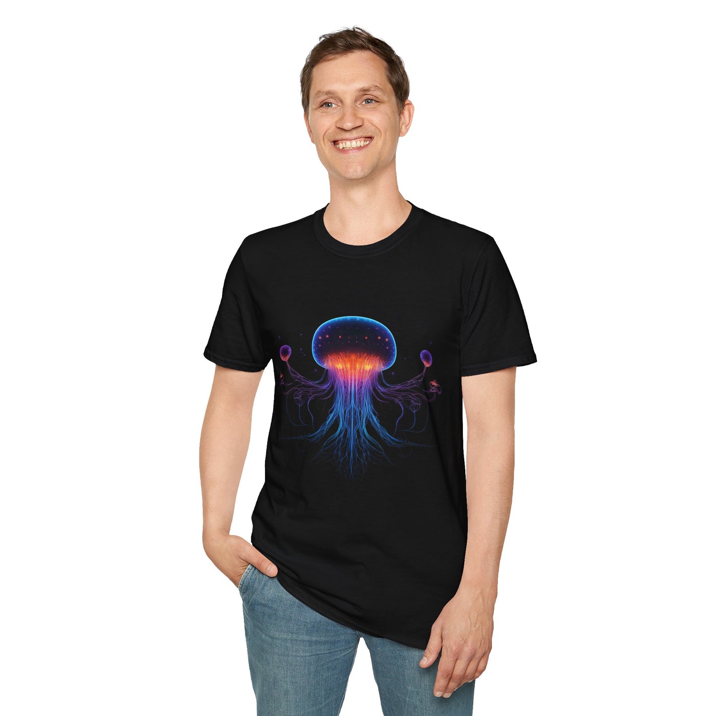 Psychedelic Glow Jellyfish T-Shirt