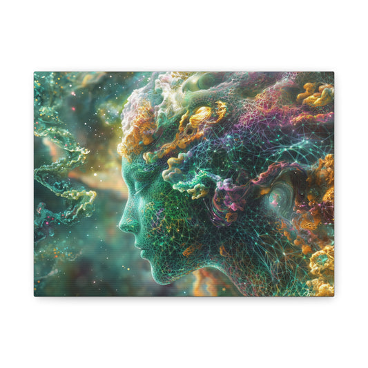 Ethereal Cosmic Goddess Canvas