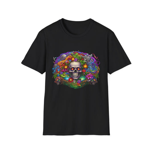 Mystical Trippy Skull T-Shirt