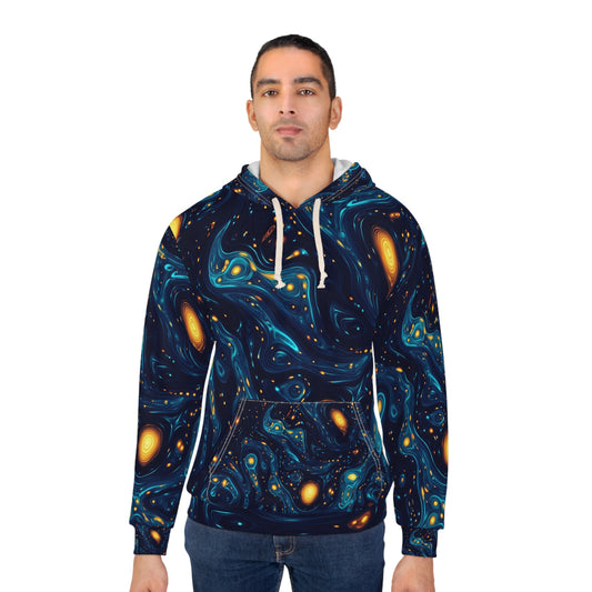 Trippy Galactic Swirl Universe Hoodie