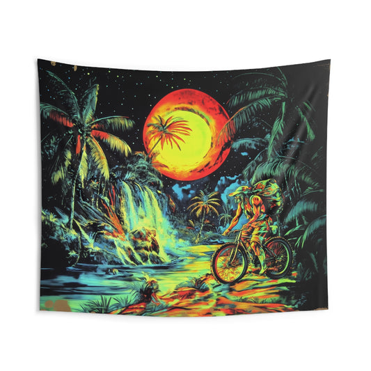 Adventurer’s Psychedelic Jungle Tapestry