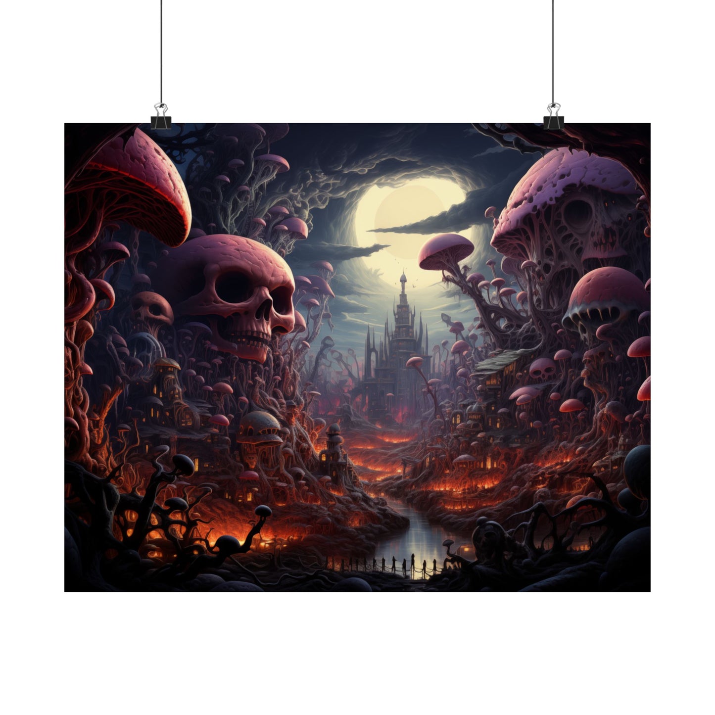 Haunted Mushroom Kingdom Poster