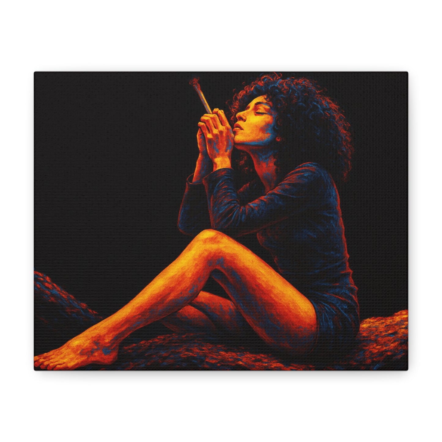Trippy Sacred Smoke Canvas Art